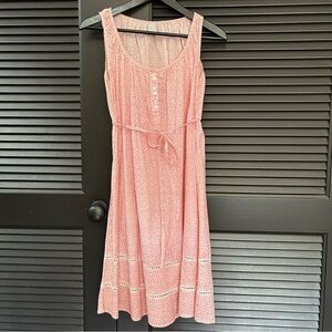 Urban Outfitters Coral Sleeveless Mini Dress
